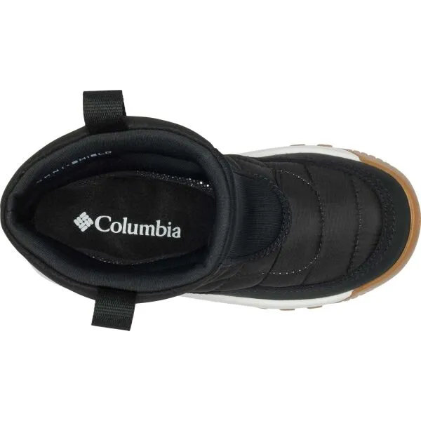 Columbia YOUTH SNOWTROT MID Detská zimná obuv, čierna, veľkosť 34