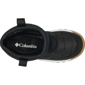 Columbia YOUTH SNOWTROT MID Detská zimná obuv, čierna, veľkosť 34