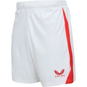 CASTORE SLAVIA PRAGUE HOME SHORT Pánske futbalové šortky, biela, veľkosť