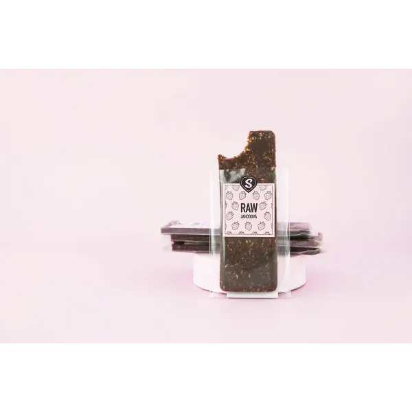 RAW tyčinka jahodová váha 1kg (20x50g)