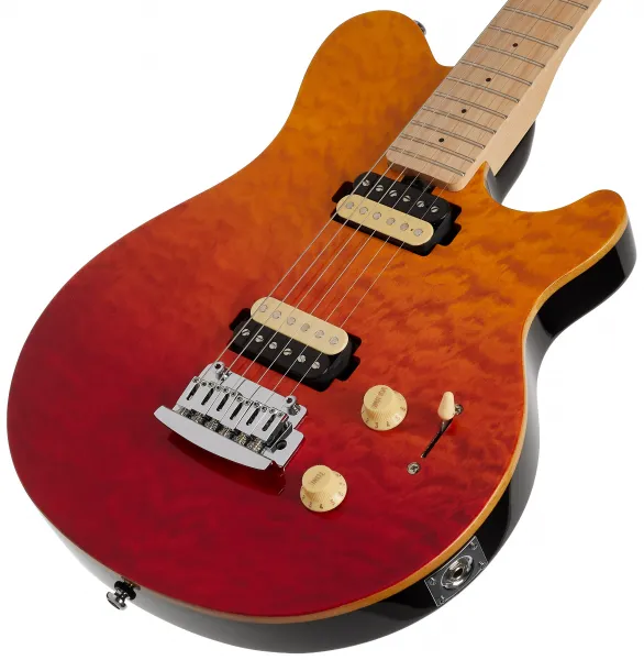 Sterling by Music Man AX3QM Spectrum Red