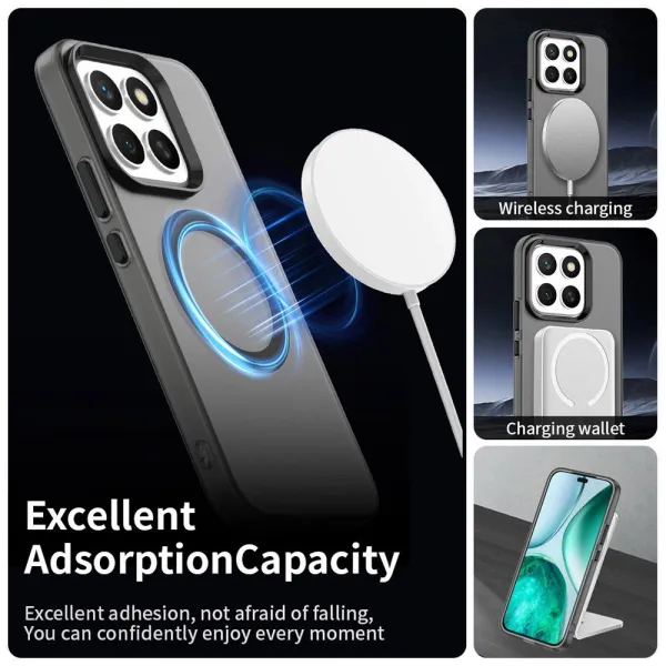 Techsuit CandyCase MagSafe, Honor X8c, čierne