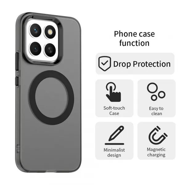 Techsuit CandyCase MagSafe, Honor X8c, čierne