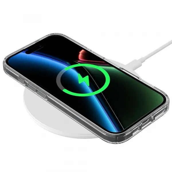 Techsuit MagSafe Pro, iPhone 17, priehľadný