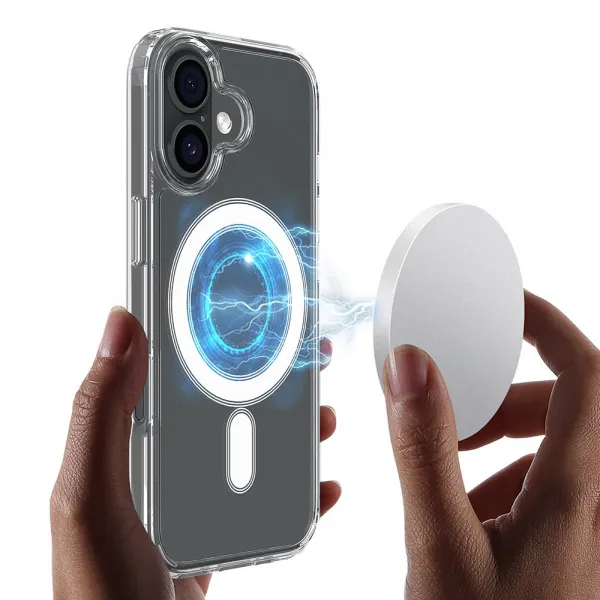 Techsuit MagSafe Pro, iPhone 17, priehľadný