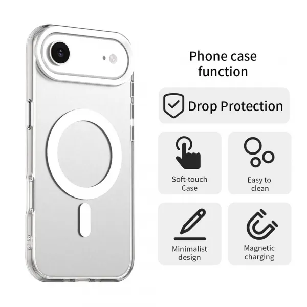 Techsuit CandyCase MagSafe, iPhone Air, biely