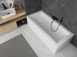 MEXEN/S - Cube obdĺžniková vaňa 190 x 80 cm s panelom, biela 55051908000X