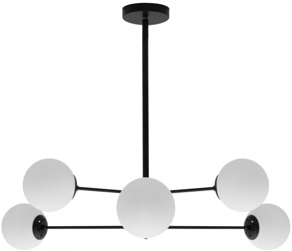 TooLight Stropné kovové svietidlo Industriálne 6 APP262-6C čierne