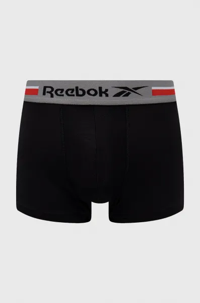 Boxerky Reebok pánske, šedá farba