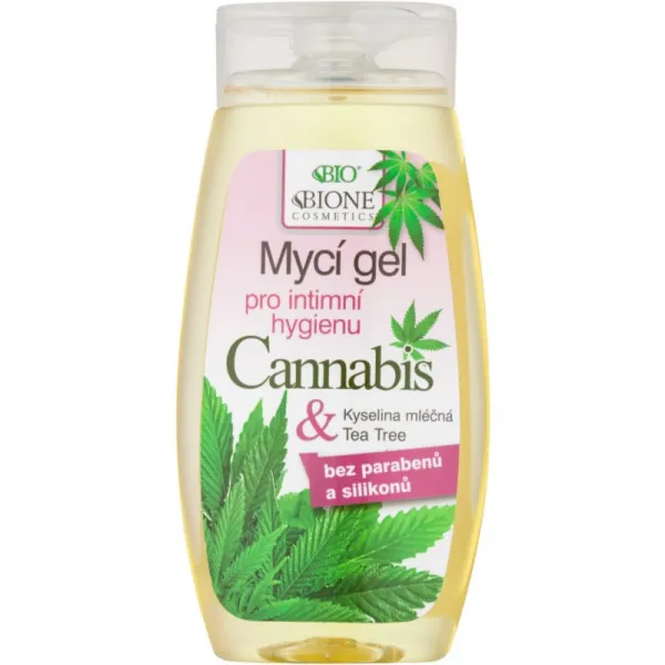 Bione Cosmetics Cannabis gél na intímnu hygienu 260 ml