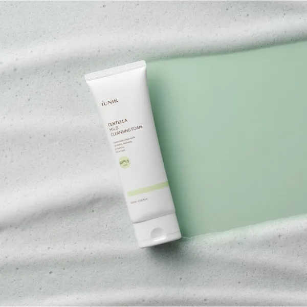 iUnik Centella jemný čistiaci penivý krém 120 ml