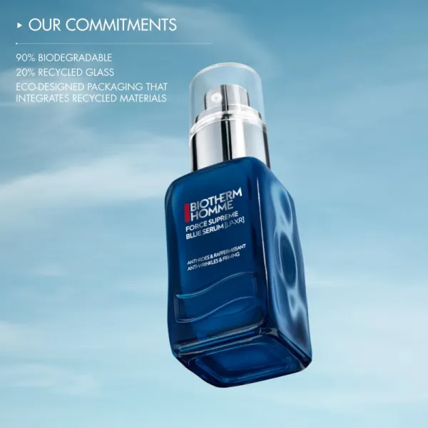 Biotherm Homme Force Supreme Blue Serum [LP-XR] protivráskové sérum s retinolom pre mužov 30 ml