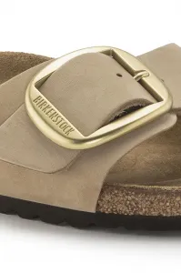 Nubukové šľapky Birkenstock Madrid Big Buckle