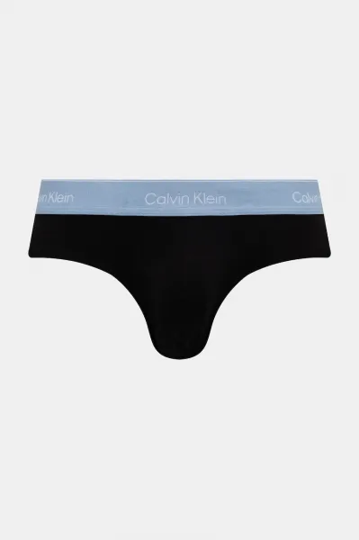 3PACK pánske slipy Calvin Klein čierné (NB4388-2VA) S