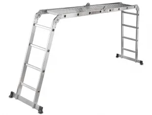 geko Kĺbový multifunkčný rebrík 4,7 m + plošiny