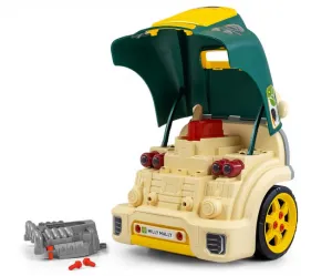 Realistický model prednej časti auta s otváracou kapotou Milly Mally N-GINE green