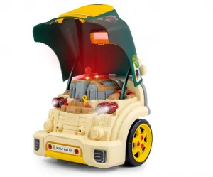 Realistický model prednej časti auta s otváracou kapotou Milly Mally N-GINE green