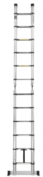 Hliníkový kĺbový teleskopický rebrík 3,8 m