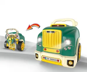 Realistický model prednej časti auta s otváracou kapotou Milly Mally N-GINE green