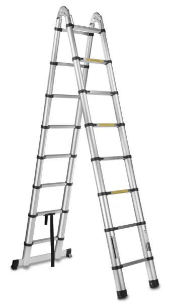Hliníkový kĺbový teleskopický rebrík 5 m