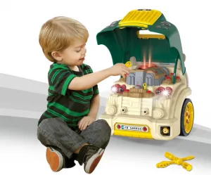 Realistický model prednej časti auta s otváracou kapotou Milly Mally N-GINE green