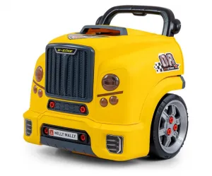 Realistický model prednej časti auta s otváracou kapotou Milly Mally N-GINE yellow