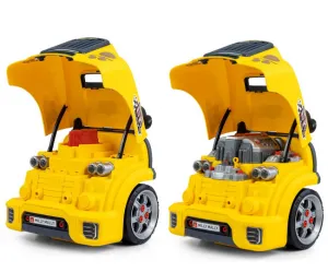 Realistický model prednej časti auta s otváracou kapotou Milly Mally N-GINE yellow