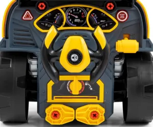 Realistický model prednej časti auta s otváracou kapotou Milly Mally N-GINE yellow