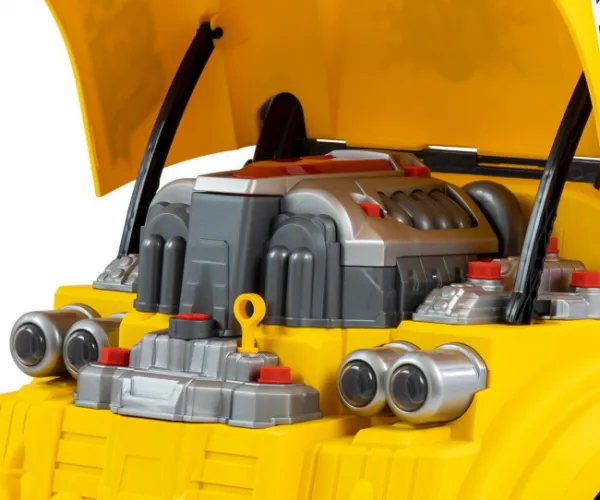 Realistický model prednej časti auta s otváracou kapotou Milly Mally N-GINE yellow