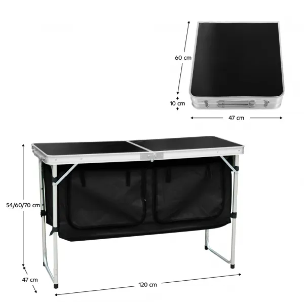 Kempingový stôl KEPI TYP 3 Tempo Kondela