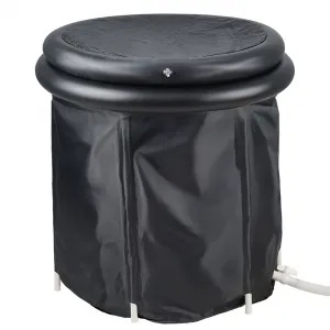 Prenosná ochladzovacia kaďa, čierna, 330 l, OTUZO
