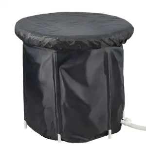 Prenosná ochladzovacia kaďa, čierna, 330 l, OTUZO