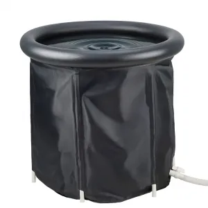Prenosná ochladzovacia kaďa, čierna, 330 l, OTUZO