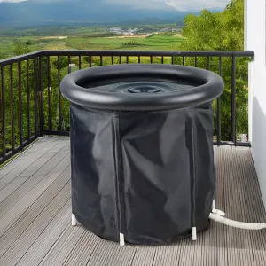 Prenosná ochladzovacia kaďa, čierna, 330 l, OTUZO