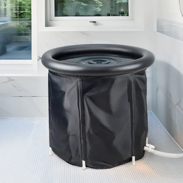 Prenosná ochladzovacia kaďa, čierna, 330 l, OTUZO