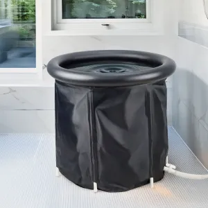 Prenosná ochladzovacia kaďa, čierna, 330 l, OTUZO