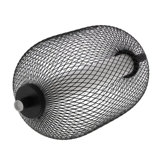 Závesná lampa PUMA s drôteným tienidlom 15 x 30 cm – dizajnová stolová LED lampa 3000K