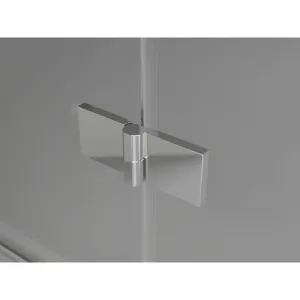 MEXEN/S - Mist H Duo sprchovací kút dvere krídlové 80 x 85, transparent, chróm 8A5-080L-085P-01-00