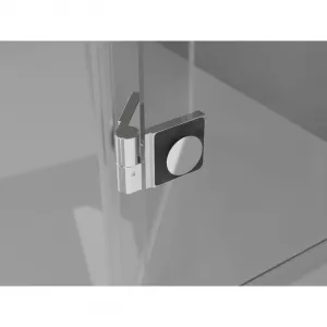 MEXEN/S - Mist H Duo sprchovací kút dvere krídlové 80 x 85, transparent, chróm 8A5-080L-085P-01-00