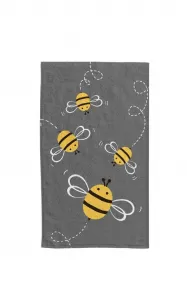 Faro Detský bavlnený uterák KIDS 001 30x50 cm sivý