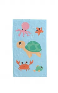 Faro Detský bavlnený uterák KIDS 002 30x50 cm modrý