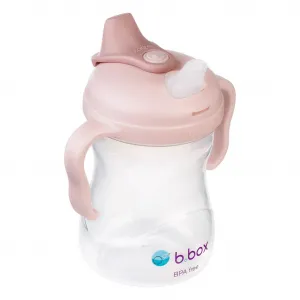 Hrnček s náustkom 4m+ - svetloružový 240 ml