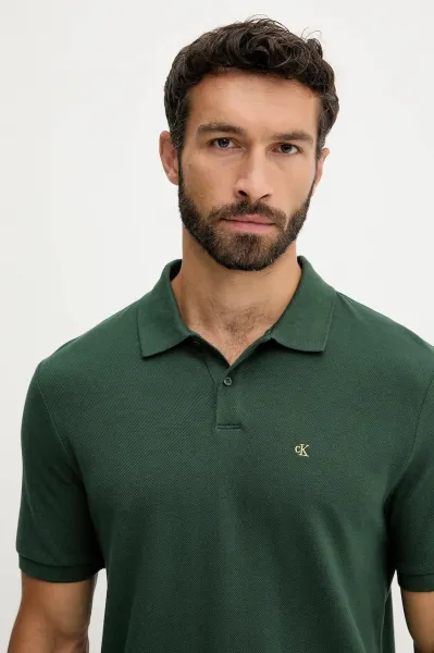 Calvin Klein Jeans polo tričko pánske bavlnené