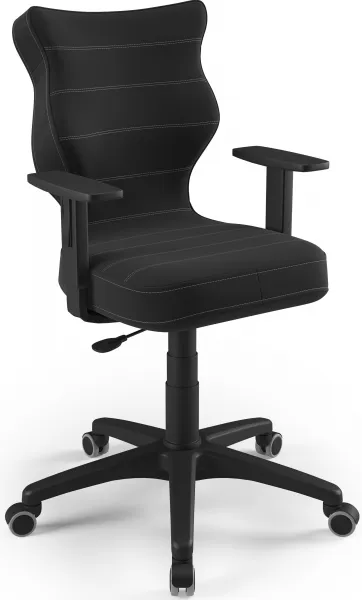 ENTELO Detská stolička DUO Black 5, čierna Velvet 17