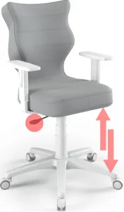 ENTELO Detská stolička DUO White 5, Velvet 03