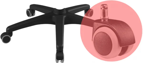 ENTELO Detská stolička DUO Black 5, čierna Velvet 17