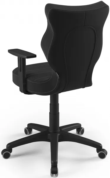 ENTELO Detská stolička DUO Black 5, čierna Velvet 17