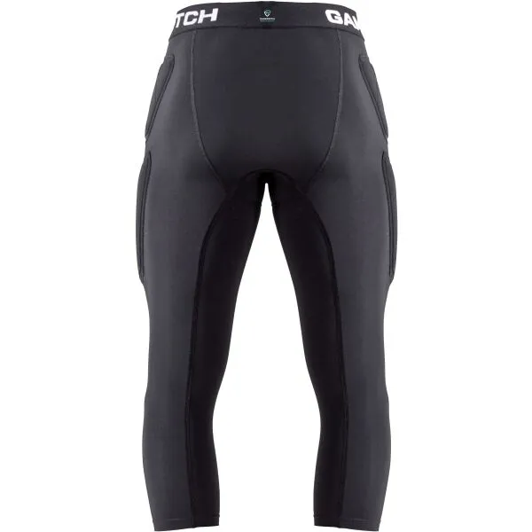 GAMEPATCH PADDED 3/4 TIGHTS PRO+ Kompresné unisex legíny, čierna, veľkosť