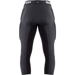 GAMEPATCH PADDED 3/4 TIGHTS PRO+ Kompresné unisex legíny, čierna, veľkosť