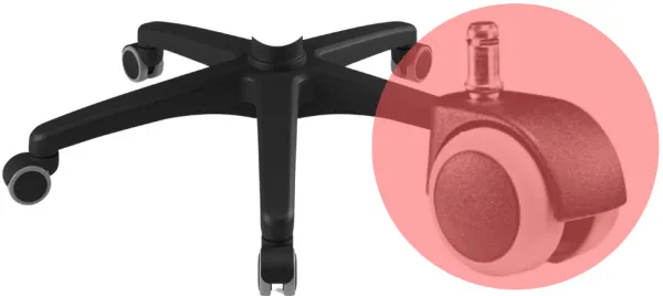 ENTELO Detská stolička DUO Black 6, sivá Jasmine 33